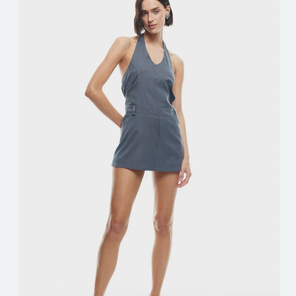 Lioness Reign Mini Dress in Mineral